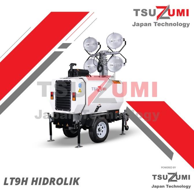 Genset Tower Light Tsuzumi Lt9H Model Trailer Towerlight
