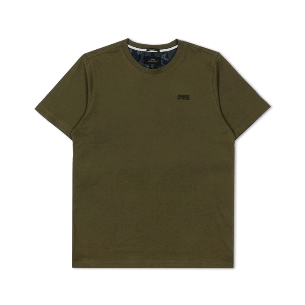 Kaos Original MGEE Basic Kasual Oblong Katun Lengan Pendek Cleo Green