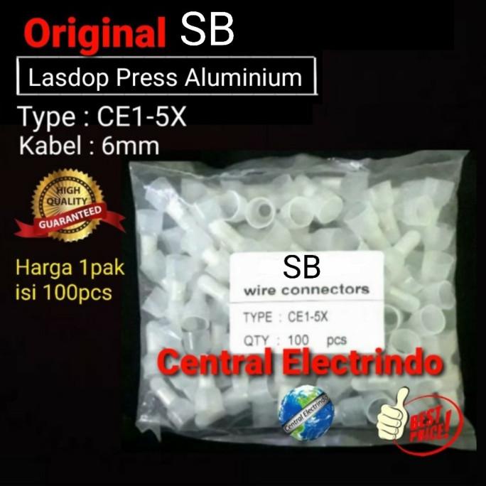 

Lasdop Press CE1-5X Transparan SB Aluminium 100pcs per pack.