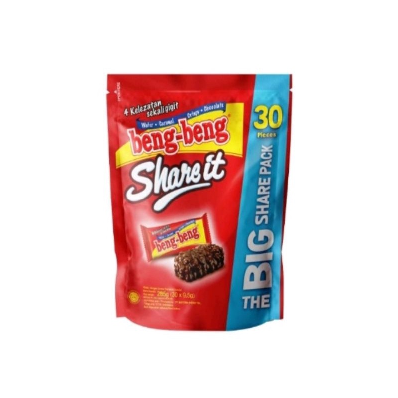 

(PROMO)BENG BENG SHARE IT BIG SHARE PACK KEMASAN ISI 30 PCS.