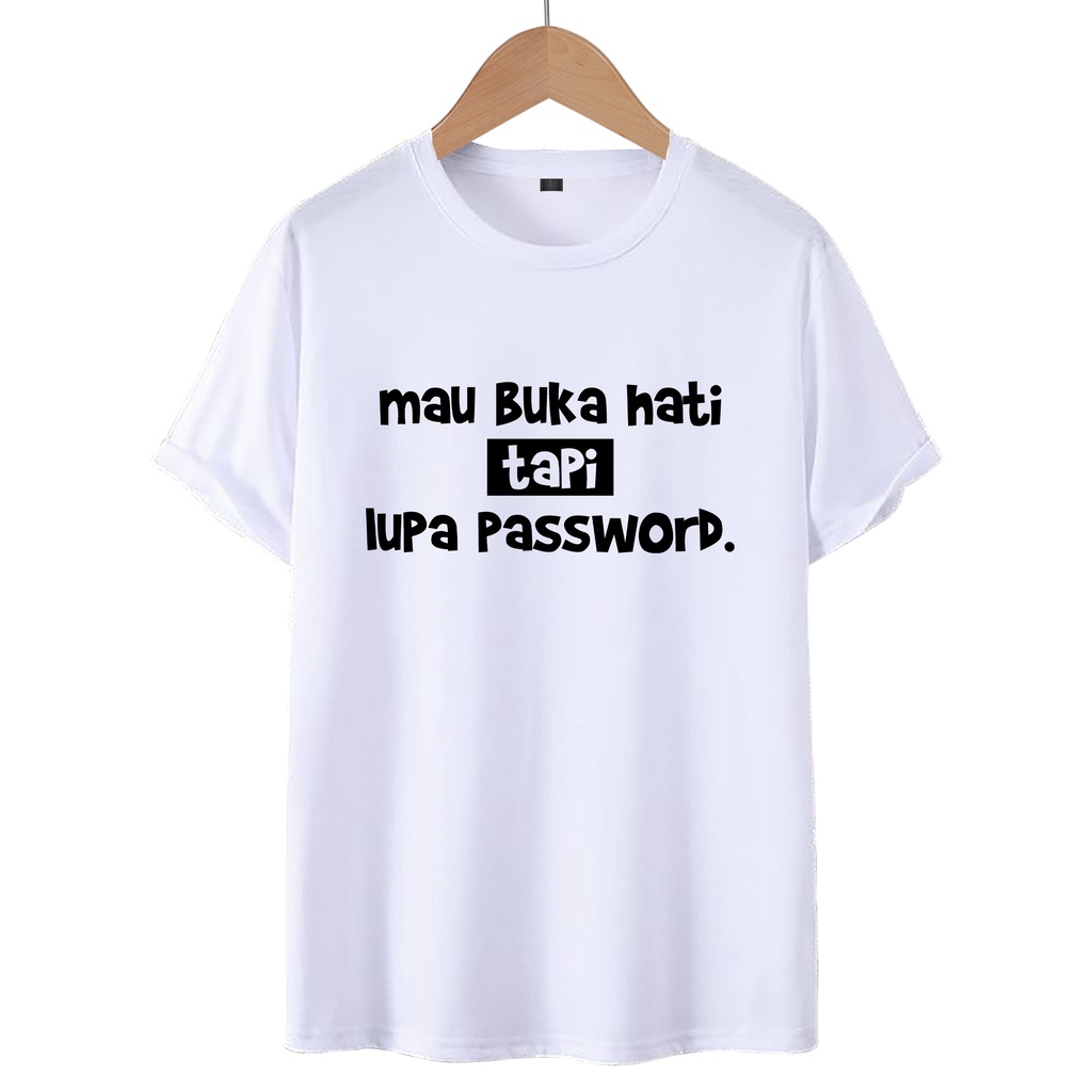 KAOS T-SHIRT LUPA KUNCI / KAOS DISTRO WANITA.