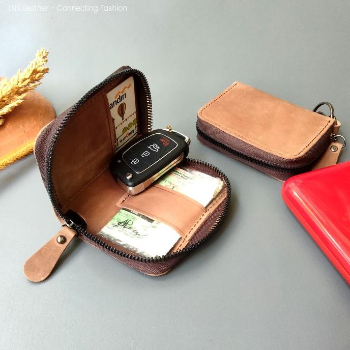Dompet Stnk Best Key Wallet Kulit Asli