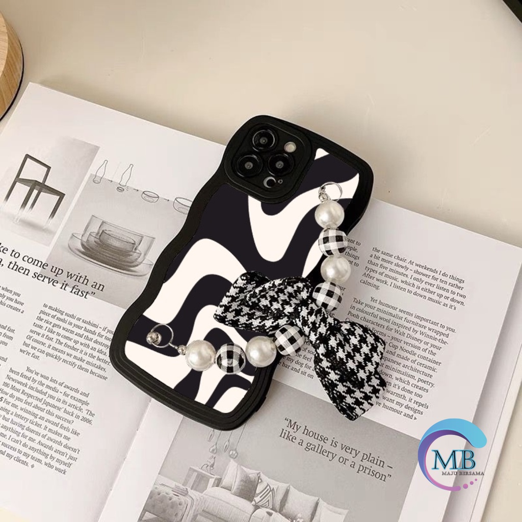 GC23 SOFTCASE TPU SOFT CASE MOTIF ZEBRA HANDGRIP PITA FOR IPHONE 6 6+ 7 8 7+ 8+ X XS XR XS MAX 11 12 13 14 PRO MAX MB4577