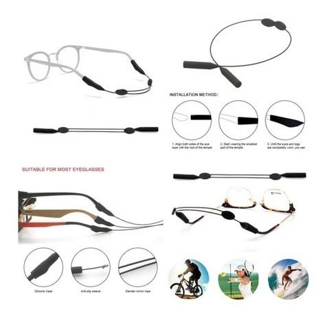 Eyeglasses Holder Strap Silicone Adjustable ORIGINAL PRAKTIS