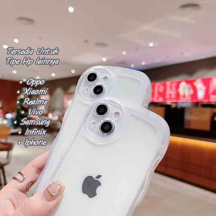 Softcase Gelombang Polos Clear Case Infinix SMART 6 RAM3 SMART 5 SMART 6 PLUS SMART 4 INFINIX NOTE 12 NOTE 11 NOTE 10 NOTE 10 PRO NOTE 8 HOT 20 4G HOT 20i HOT 20S HOT 12 HOT 12i HOT 12 PRO HOT 12 PLAY HOT 11 HOT 11S HOT 10S 11 PLAY Casing hp Kesing hp