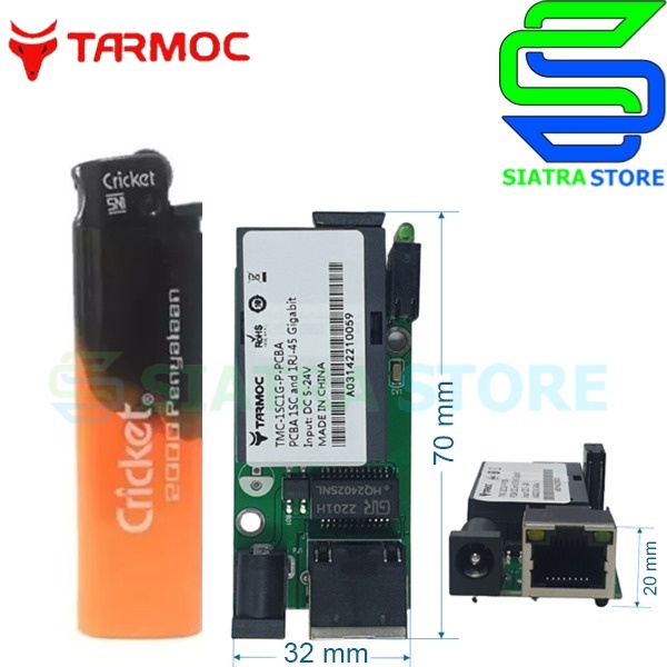 Tarmoc TMC-1SC1G-P-PCBA | 1 FO 1 LAN Gigabit | POE IN 5-24V | HTB GS03 PCB