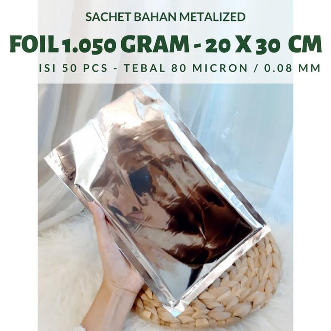 :=:=:=:=] Jual Sachet Aluminium - Plastik Sachet Bag Foil - 1000 GR Foil Kemasan