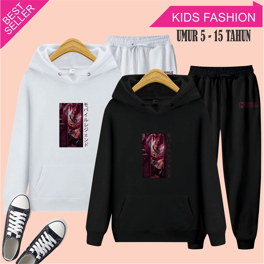 MCL - Setelan Hoodie Anak Aldous Mlbb