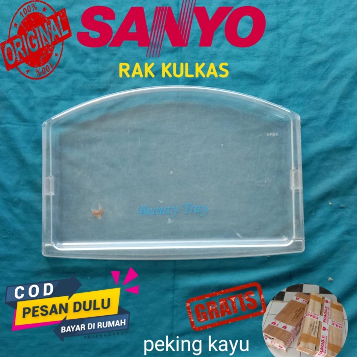Silahkan Order] RAK KULKAS RAK TENGAH RAK SEKAT KULKAS SANYO AQUA MIKA ORIGINAL
