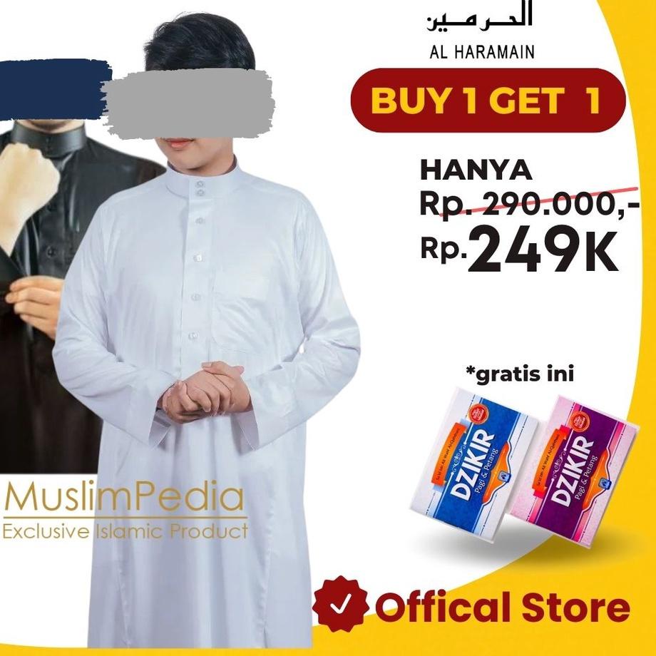 Jubah Gamis Al haramain Haromain ORIGINAL