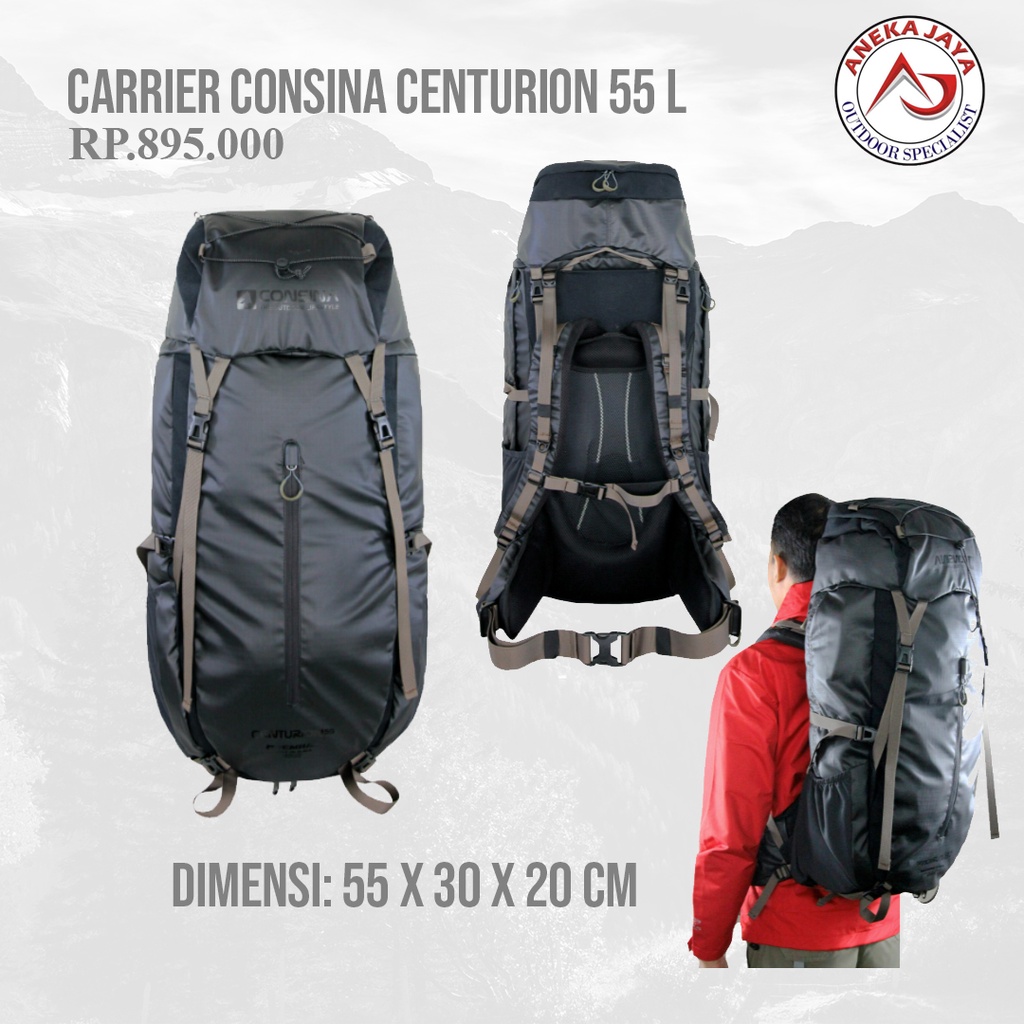 CARRIER CONSINA CENTURION 55 LITER CARRIER MENDAKI HIKING