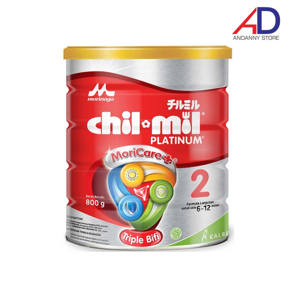 MORINAGA CHIL MIL PLATINUM 2 800GR (6-12 BULAN) / SUSU FORMULA MORINAGA