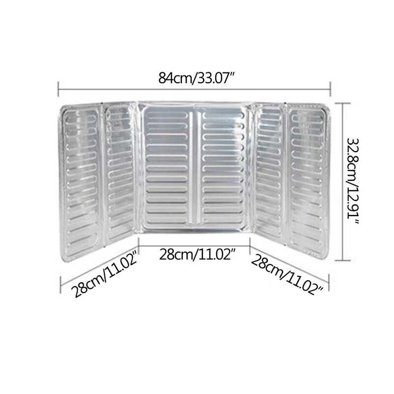 (BISA COD) FTIHSHP AWOO Pelindung Anti Cipratan Minyak Aluminium Foil Plate - A02