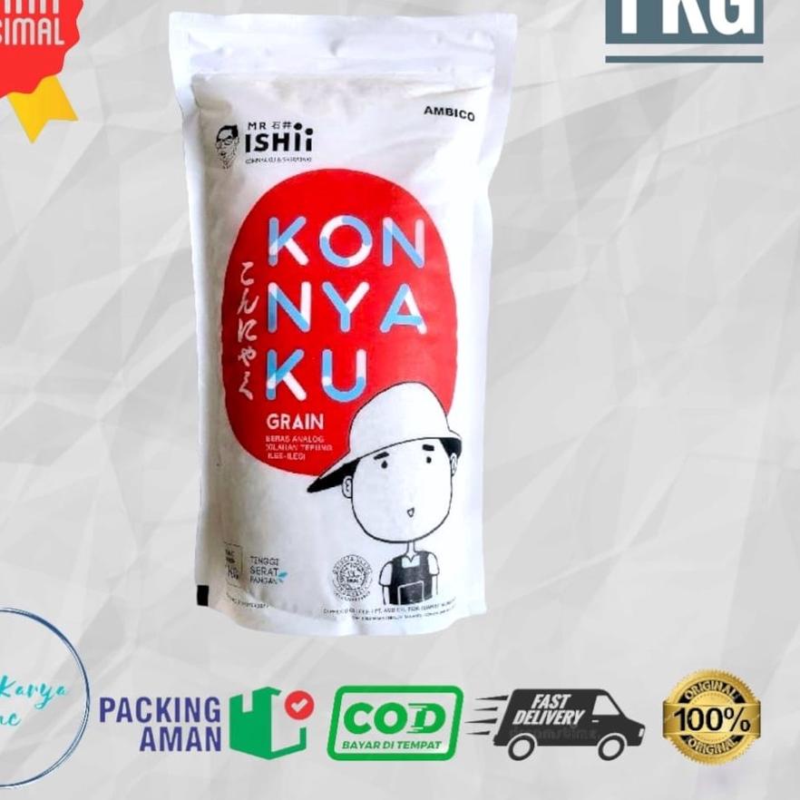 

♪ Beras shirataki 1kg - Konnyaku rice shirataki rice 1 kg ⅎ