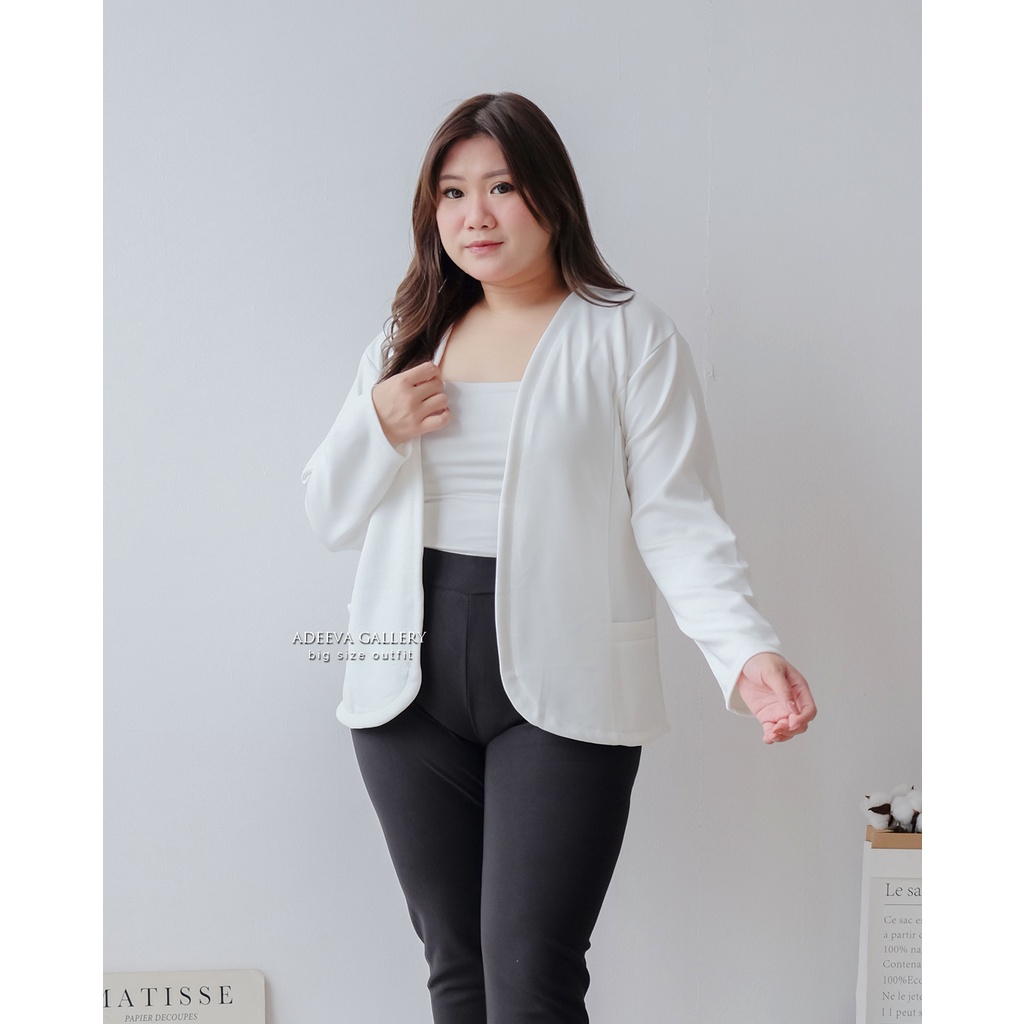 ADEEVA Korean Blazer Scuba Jumbo