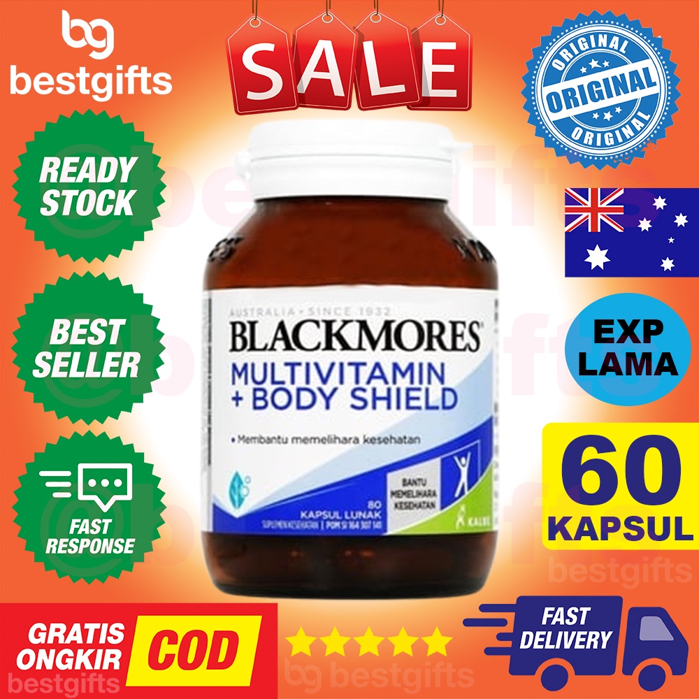 BLACKMORES MULTIVITAMIN BODY SHIELD MULTI VITAMIN MULTIVITAMINS 60 KAPSUL