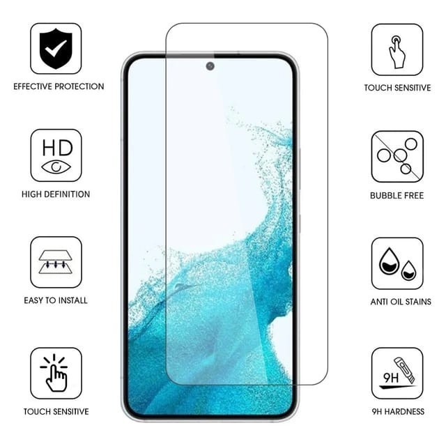 SAMSUNG A14 4G 5G A24 A34 A54 5G Tempered Glass Clear Anti Gores Kaca