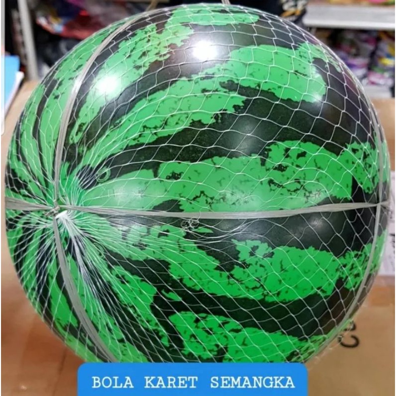 mainan anak bola karet buah semangka