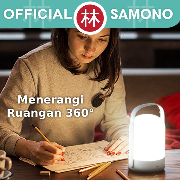 Samono SW-RLW08 Rechargeable Portable Lamp Lampu Gantung Emergency 360