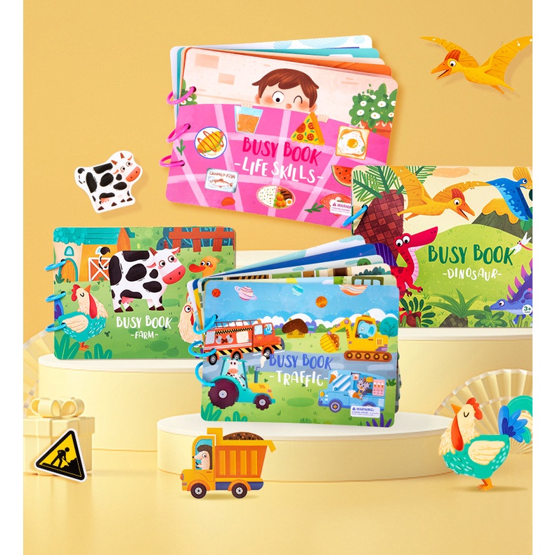 CPC DIY Busy Book Ring Mainan Edukatif /  Mainan Anak