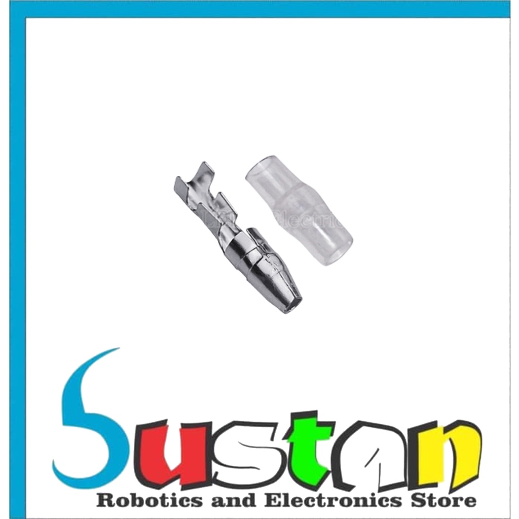SKUN BULLET MALE 3.9MM CONNECTOR SAMBUNG TERMINAL THICK 3MM WITH COVER