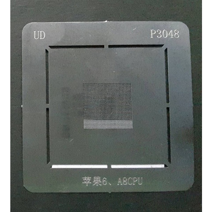 CETAKAN IC UD P3048 IPHONE 6 A8 CPU STEEL BIASA