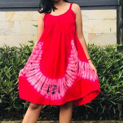 daster busui Daster Payung Yukensi Singlet Jumbo LD 130 DressBaju Tidur Seksi Merah W3A7 excluesiv d