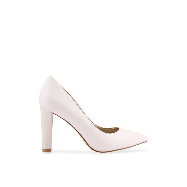 Sepatu Heels BETSY Original Synthetic insole Dinner Trendi Branded Gillian Pump Wanita Cewek Putih M