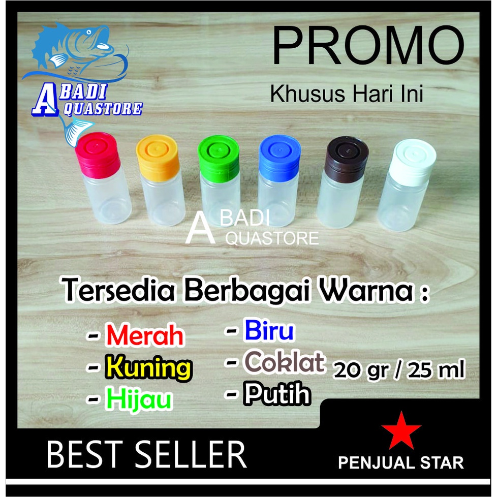 Botol Plastik 25 ml -  Botol Repack 20 gram - Botol Kemasan -  Botol Plastik - Botol Kosong
