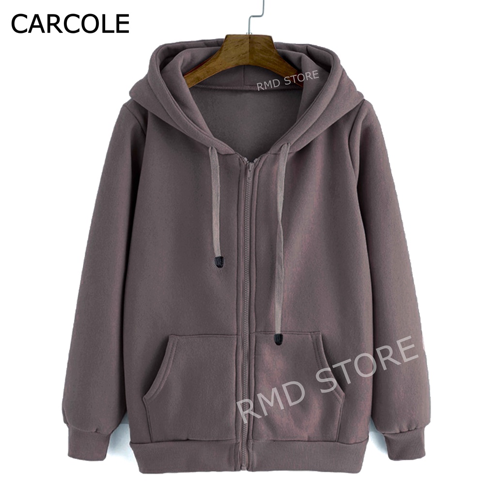 JAKET HOODIE POLOS ZIPPER SWEATER POLOS JACKET POLOS JAKET POLOS M L XL XXL PRIA WANITA JHONS12-CARCOLE ZIPPER
