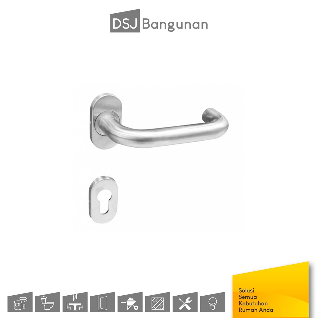 Dekkson Handle LHTR 84030 Oval SSS / Gagang Pintu