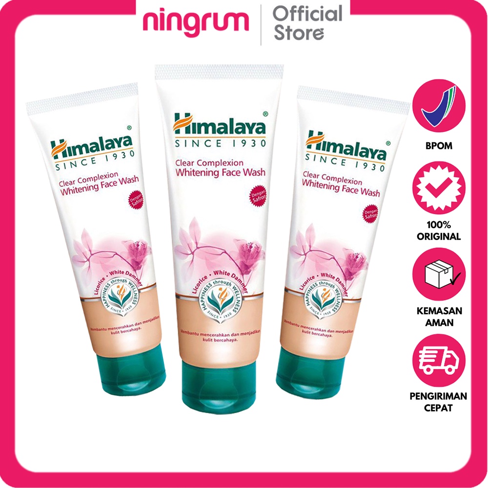 Ningrum – Himalaya Clear Complexion Whitening Face Wash 50ml &amp; 100ml | 6403