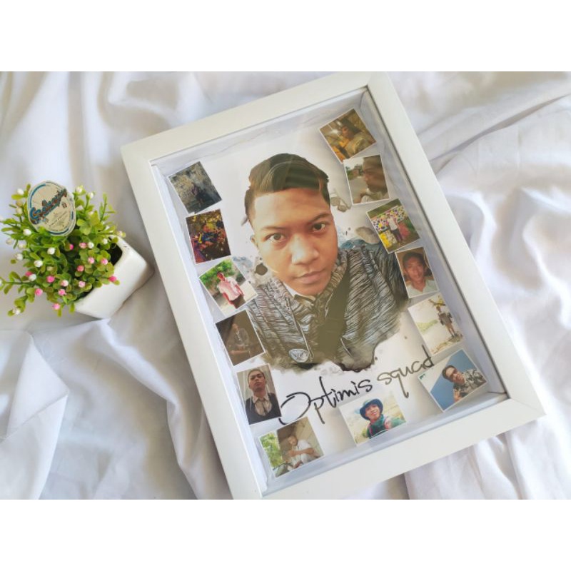 pop up frame 3D kado foto bingkai