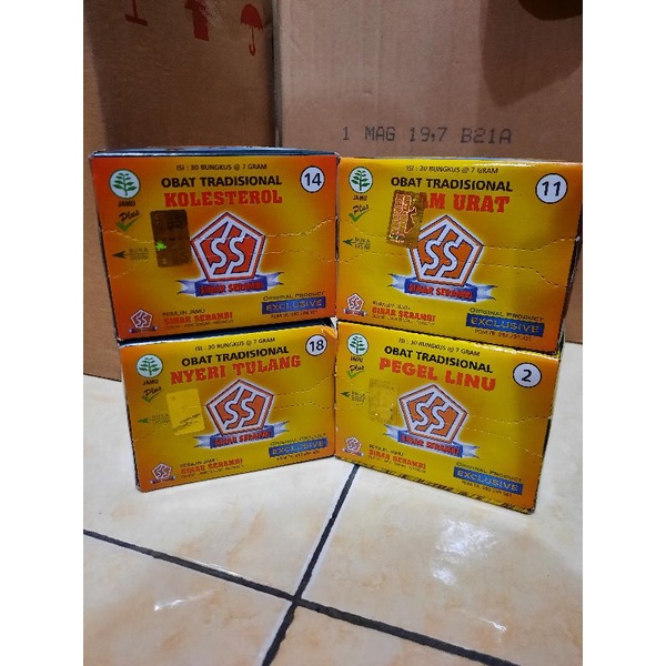 Jamu Serbuk Obat Tradisional Cap Onta Tunggal