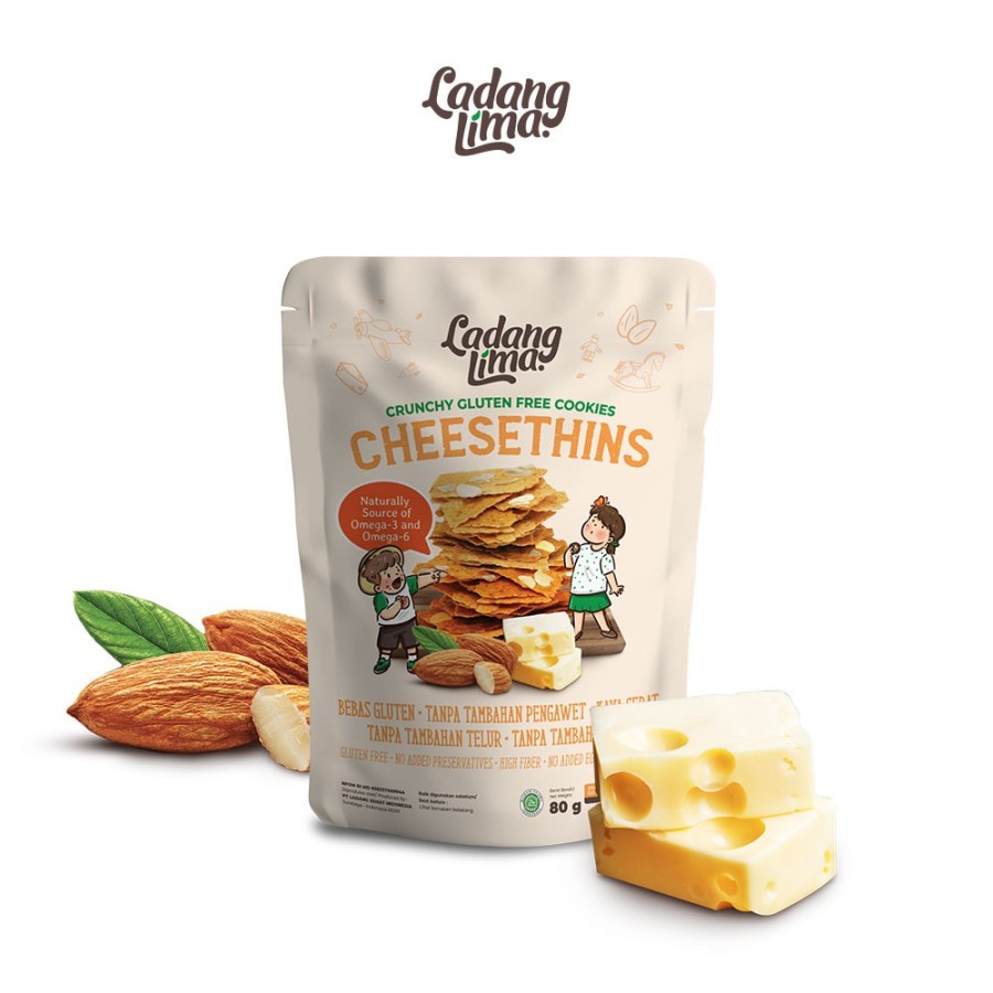 LADANG LIMA Cheesethins Crunchy Cookies