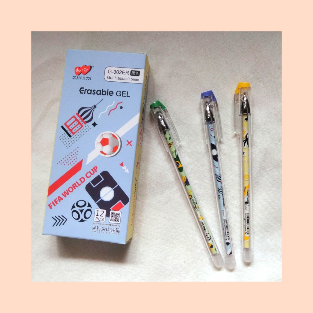 

Pulpen Gel Erasable (Bisa Dihapus) Lovein Gel Pen G-302ER 0.5 Black / 1 Pcs