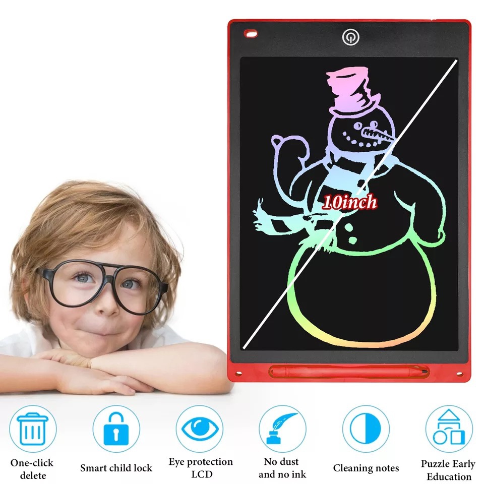 ELITE LCD Drawing Writing Tablet 8.5&quot; Papan Tulis Anak Dewasa Board Terbaru
