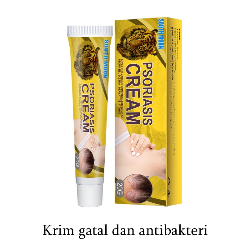 Salep gatal Salep Eksim Salep kulit Krim psoriasis paling ampuh Kulit Kepala Psoriasis Tangan Tinea Kaki Bau Versicolor Menghambat Dermatitis Jamur Anti Gatal Cream 20g