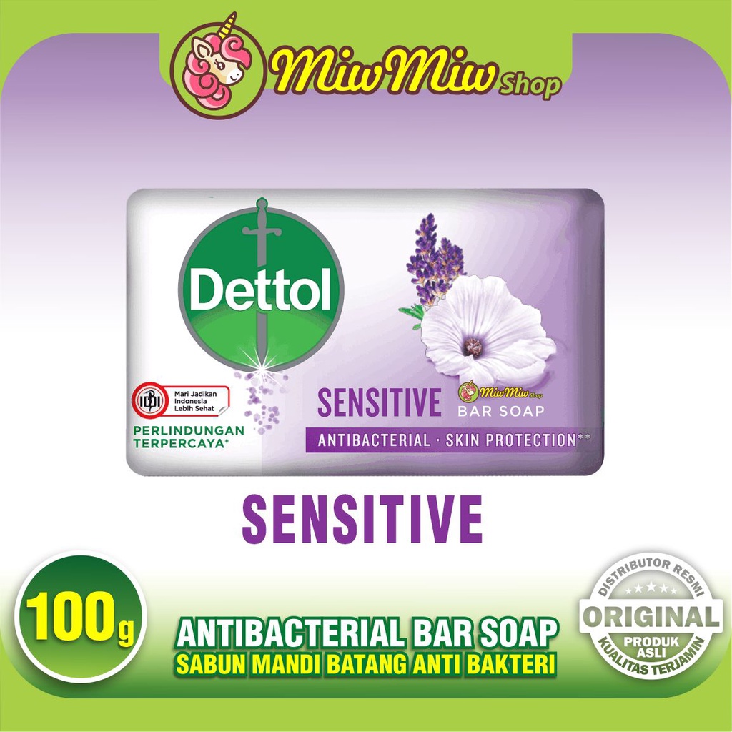 DETTOL Antibacterial Bar Soap (Sabun Mandi Batang Anti Bakteri)