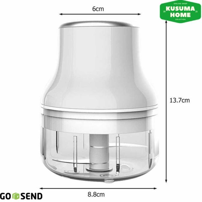 Blender Chopper Mini Elektrik Leew Pemotong Bawang Bumbu Copper 250ml barang sale