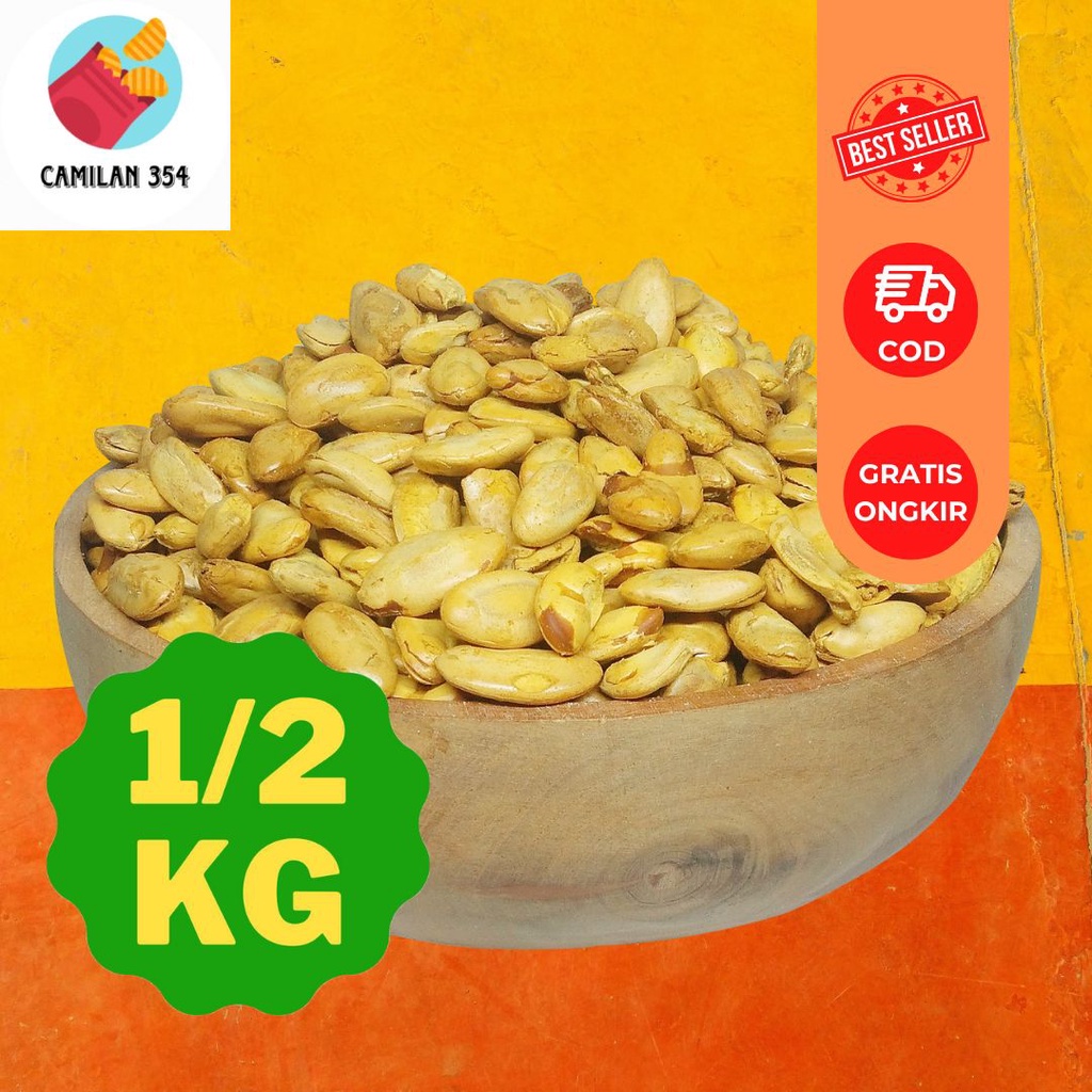 

[500GRAM] Biji Kedawung Siap Makan - 1/2kg / Mindhik Sengon Isi Sengon Matang Sangrai