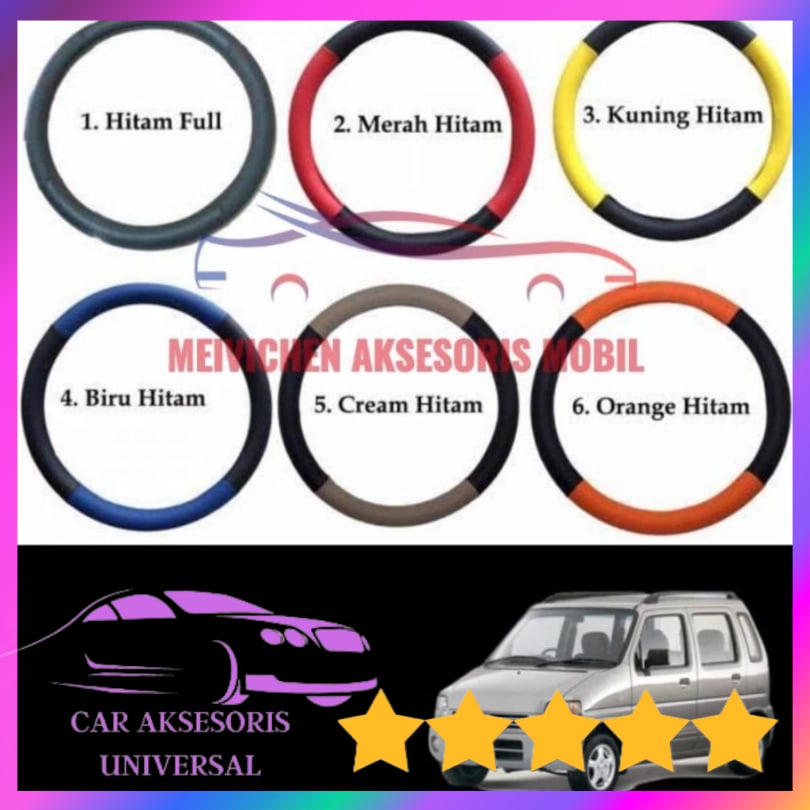 Sarung Stir Mobil - Cover Steer - Setir Mobil Karimun Kotak