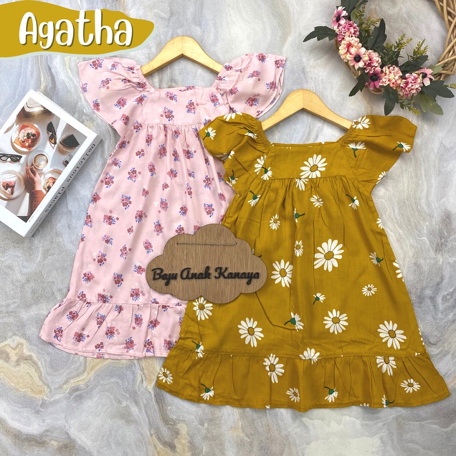 1-6TH DRESS ANAK AGATHA BAJU ANAK PEREMPUAN