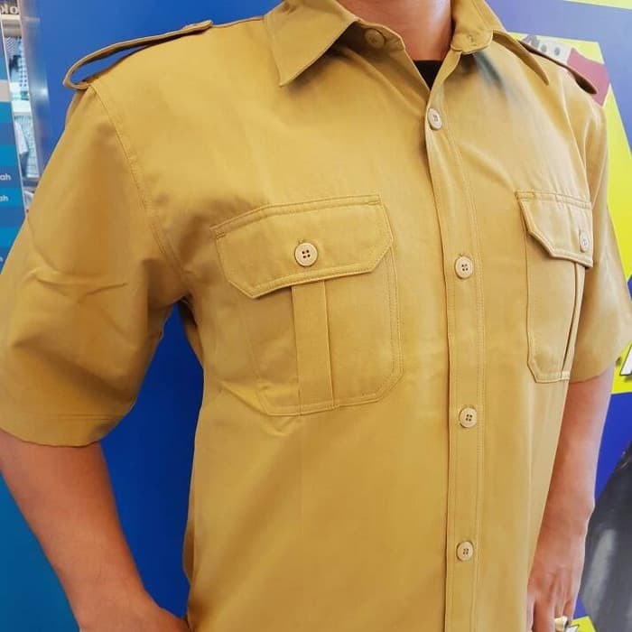 Terlaris Baju Seragam Pemda Coklat, Setelan Pemda, Pns Pemda, Kemeja Dan Celana