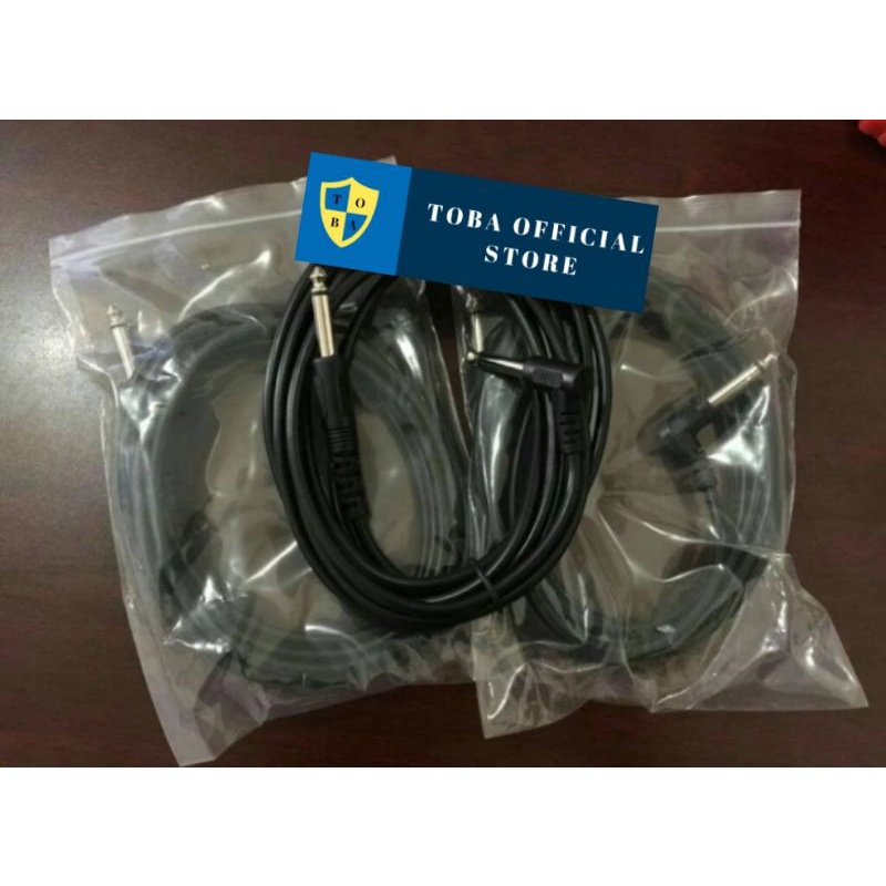 kabel Jack gitar import 3m gitar elektrik bass musik aksesoris mic