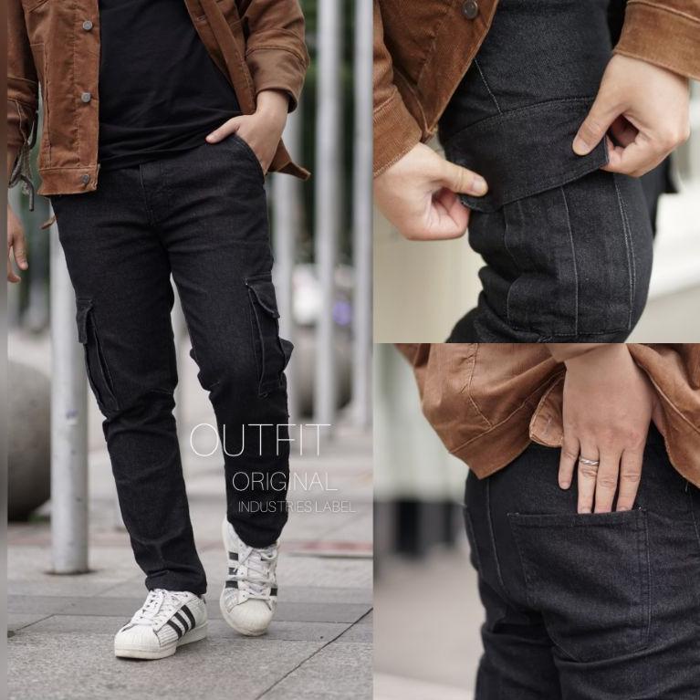 BEST PRODUCT CARGO JEANS | jeans cargo | kargo jeans pria | cargo denim | celana cargo panjang jeans