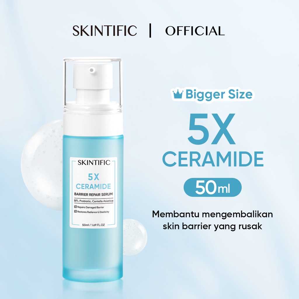 SKINTIFIC - 5X Ceramide Skin Barrier Repair SeruM 50ML (BESAR)