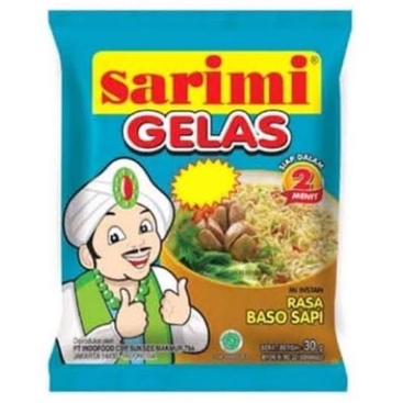 SARIMI GELAS RASA BASO SAPI 1 DUS / ISI 120 PCS