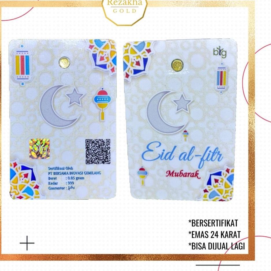 Promo Bulan Ini Idul Fitri Series New Edition Logam Mulia Emasin Mini BIG Gold Emas 24K 0,1 0,05 0,025 | 0.1 0.05 0.025 gram 285⛤