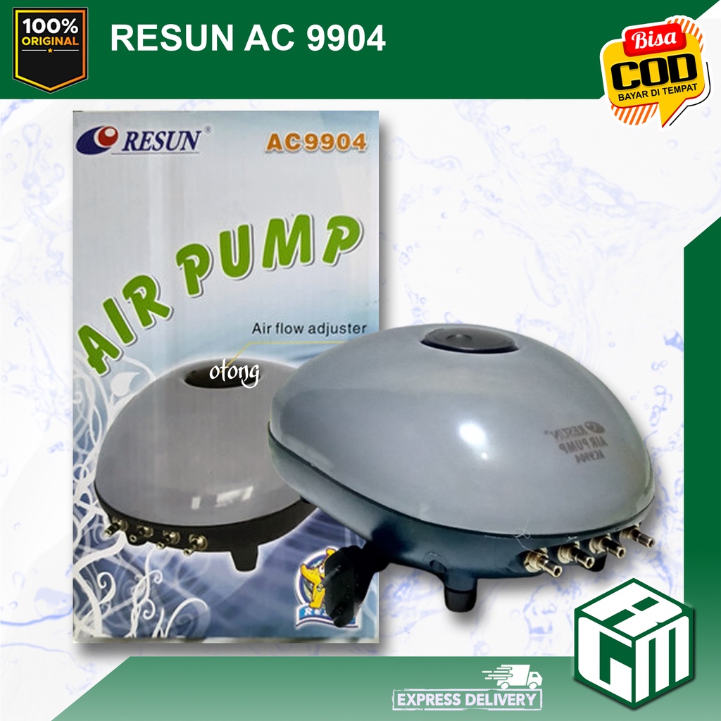 PAKET RESUN AC 9904 AC9904 MESIN AERATOR GELEMBUNG UDARA AQUARIUM